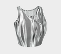 Women's Molten Silver Athletic Crop Top