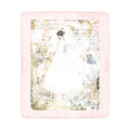 Bride's You Are My Forever Faux Quilt Ultra-Soft Micro Fleece Blanket (Made in USA)
