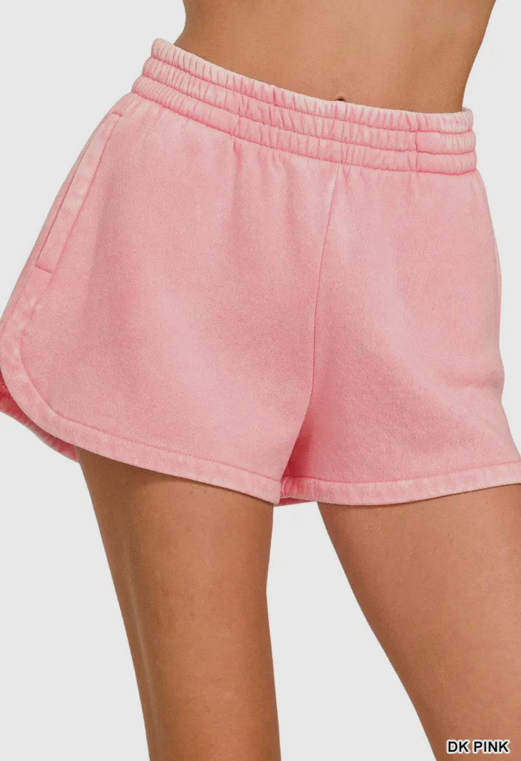 Zenana Acid Wash Shorts