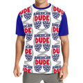 American Dude Short Sleeve Crew Neck T-Shirt | Ship from USA+