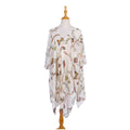 Spring Summer Butterfly Bag Chain Trend Mix Match Printing Chiffon Sun Protection Cardigan Coat Swimsuit Blouse