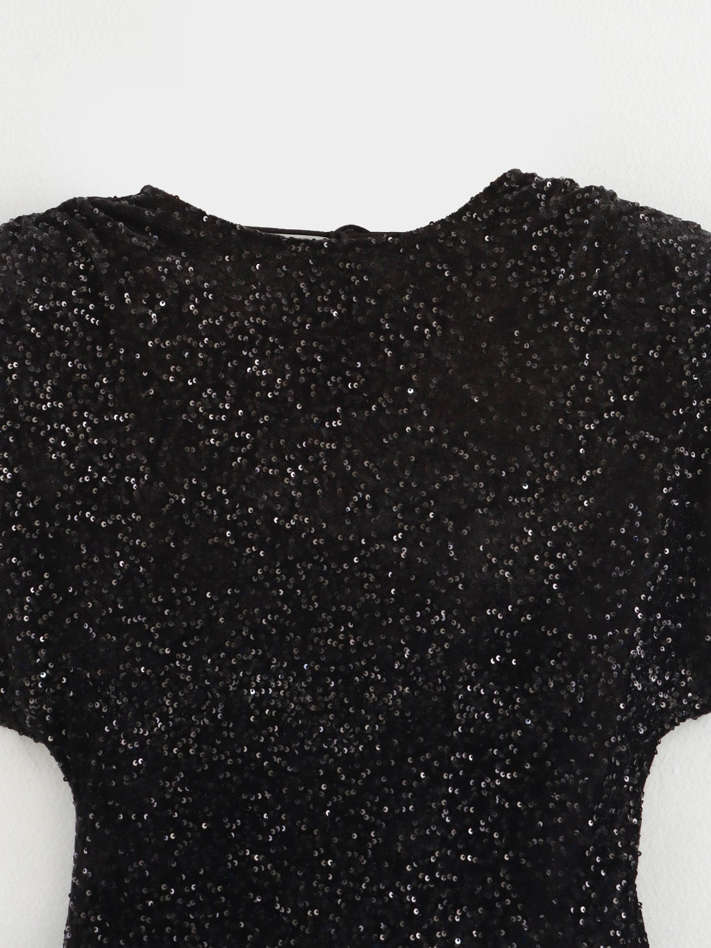 Winter Women Clothing Velvet Texture Sleeveless Back V neck Hip Dress