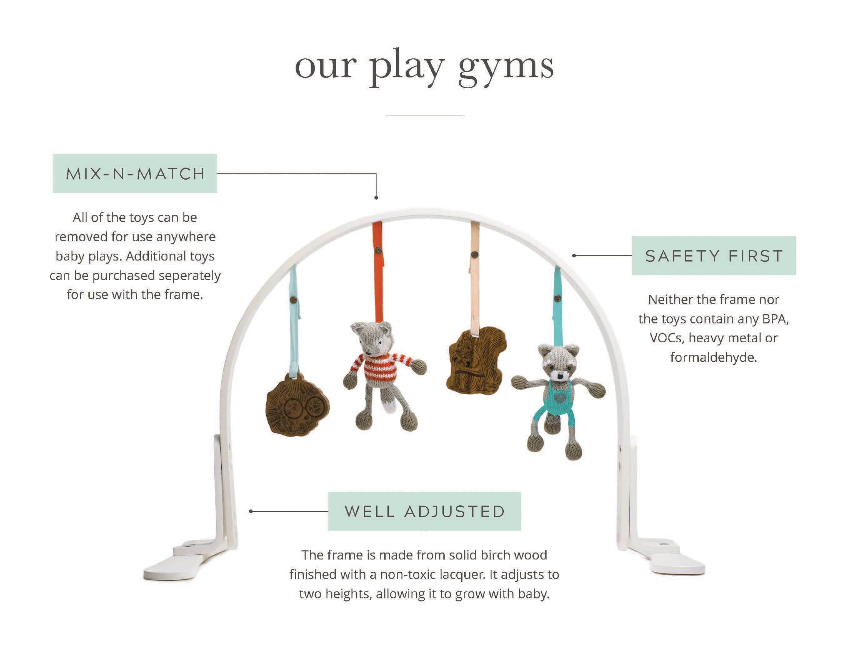 play gym | feather - dark