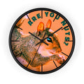 Are You Nuts? Squirrel Wall Clock