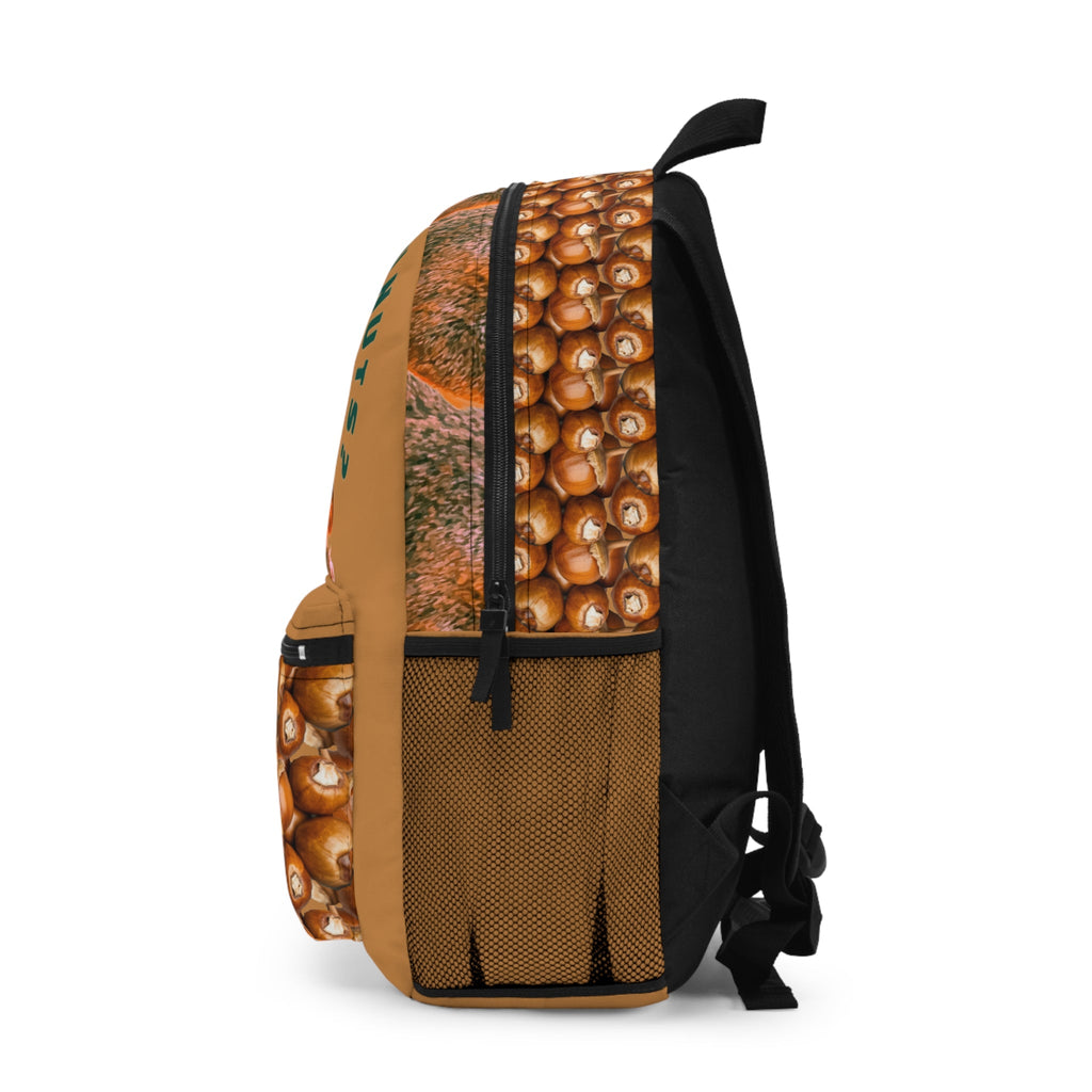 Backpack, Funny Squirrel Nut Saying, School Bag, Travel Backpack, Gift for Nature Lover, Outdoor Adventure Bag