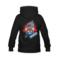 Buckle Up 4-wheel Drive Men's Hoodie with Printing on Back (Made in USA)