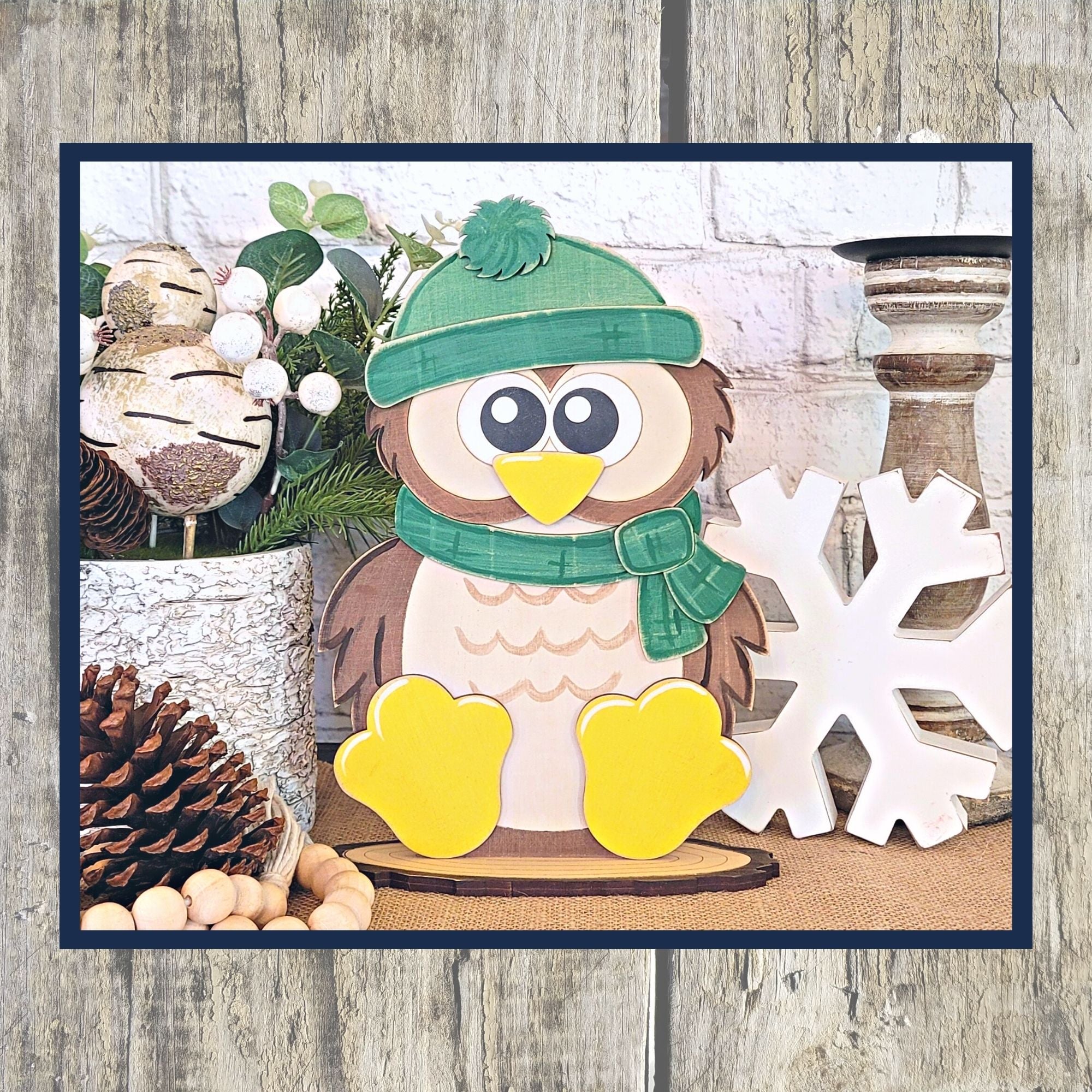 Winter Woodland Friends Shelf Sitter