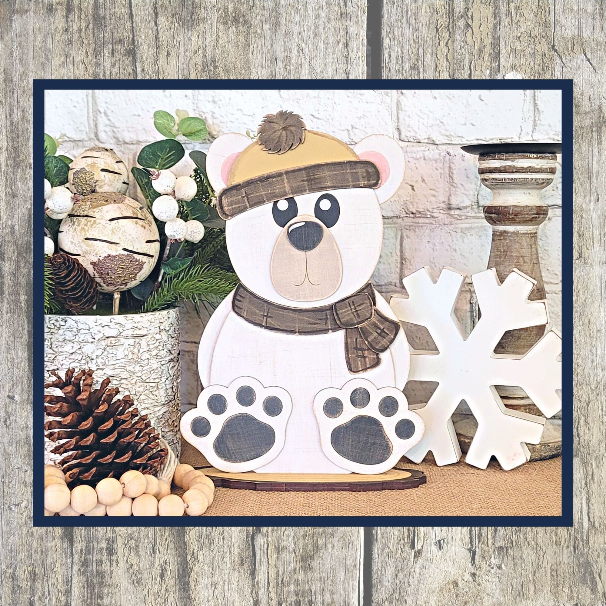 Winter Woodland Friends Shelf Sitter