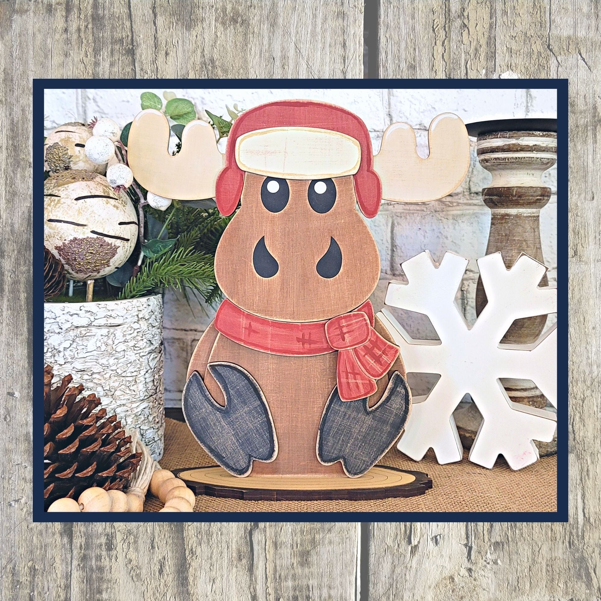 Winter Woodland Friends Shelf Sitter