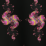 Women's Pink Paisley Short Flared Dress