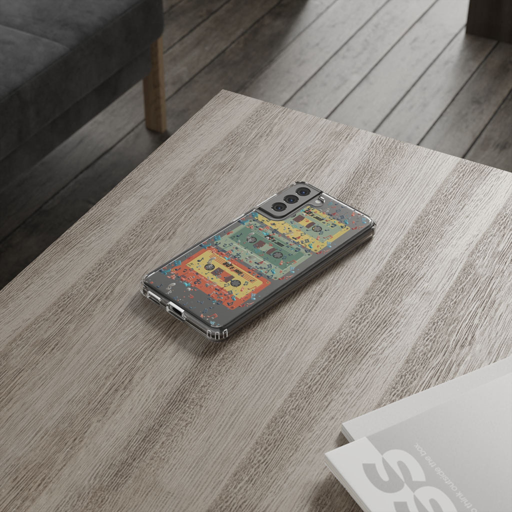 80's Jam Cassette Tapes Clear Mobile Phone Case