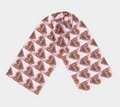 Neon Love Red Heart Design Long Scarf