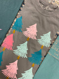 Pastel Christmas Trees