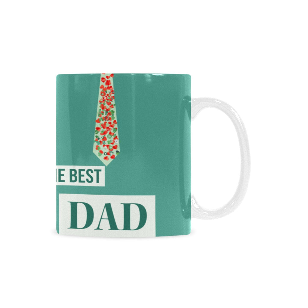 Best Dad Ever Polka Dots 11 oz Mug (Made in USA)
