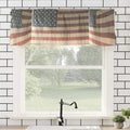 3d USA Flag Window Curtain Valance - 60"x18"