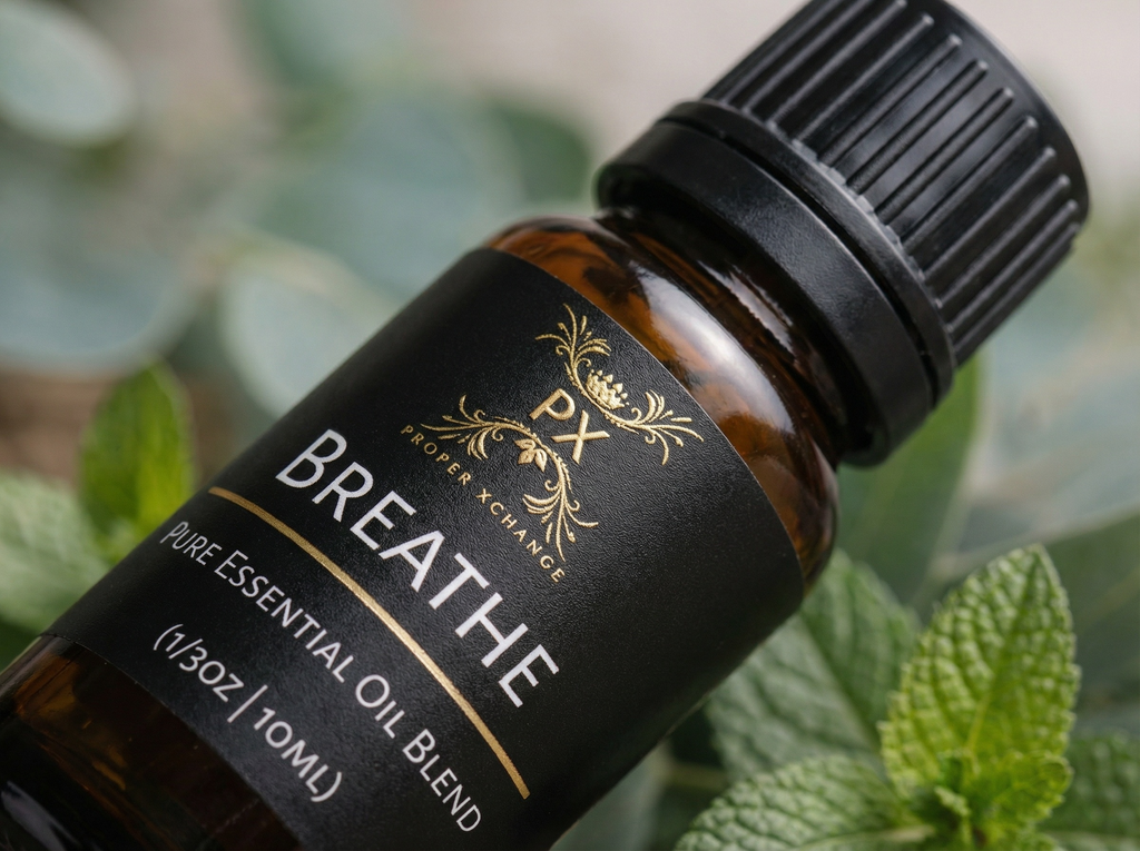 Breathe Essential Oil Blend – Respiratory Support & Clear Airways