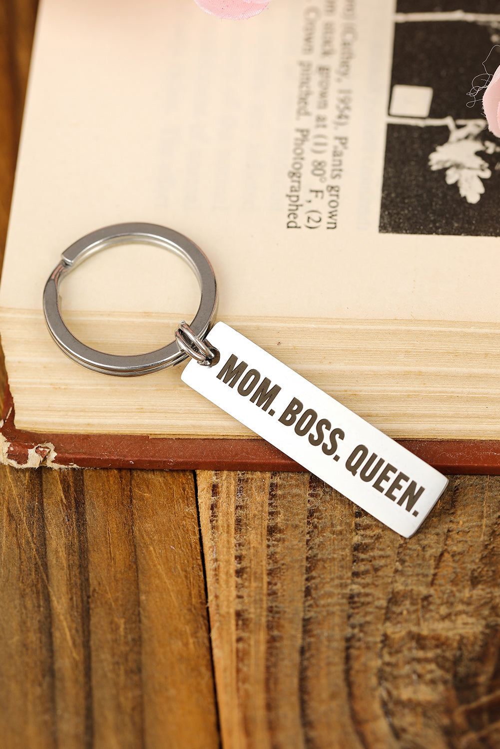 Mom, Boss, Queen Keychain