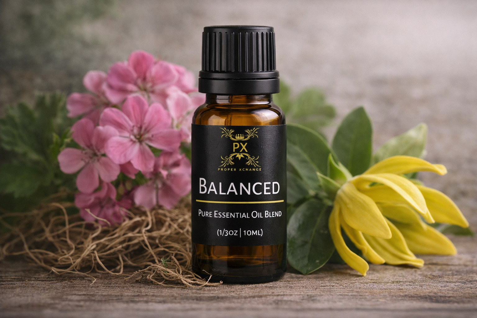 Balanced Essential Oil Blend – Focus, Calm & Emotional Wellness