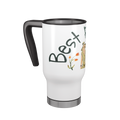 Vintage Fashionable Best Friends 14 oz Travel Mug Tumbler