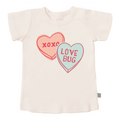 graphic tee | candy hearts