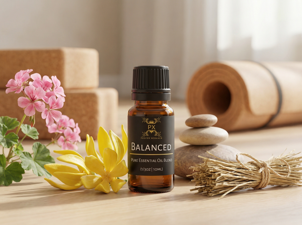 Balanced Essential Oil Blend – Focus, Calm & Emotional Wellness
