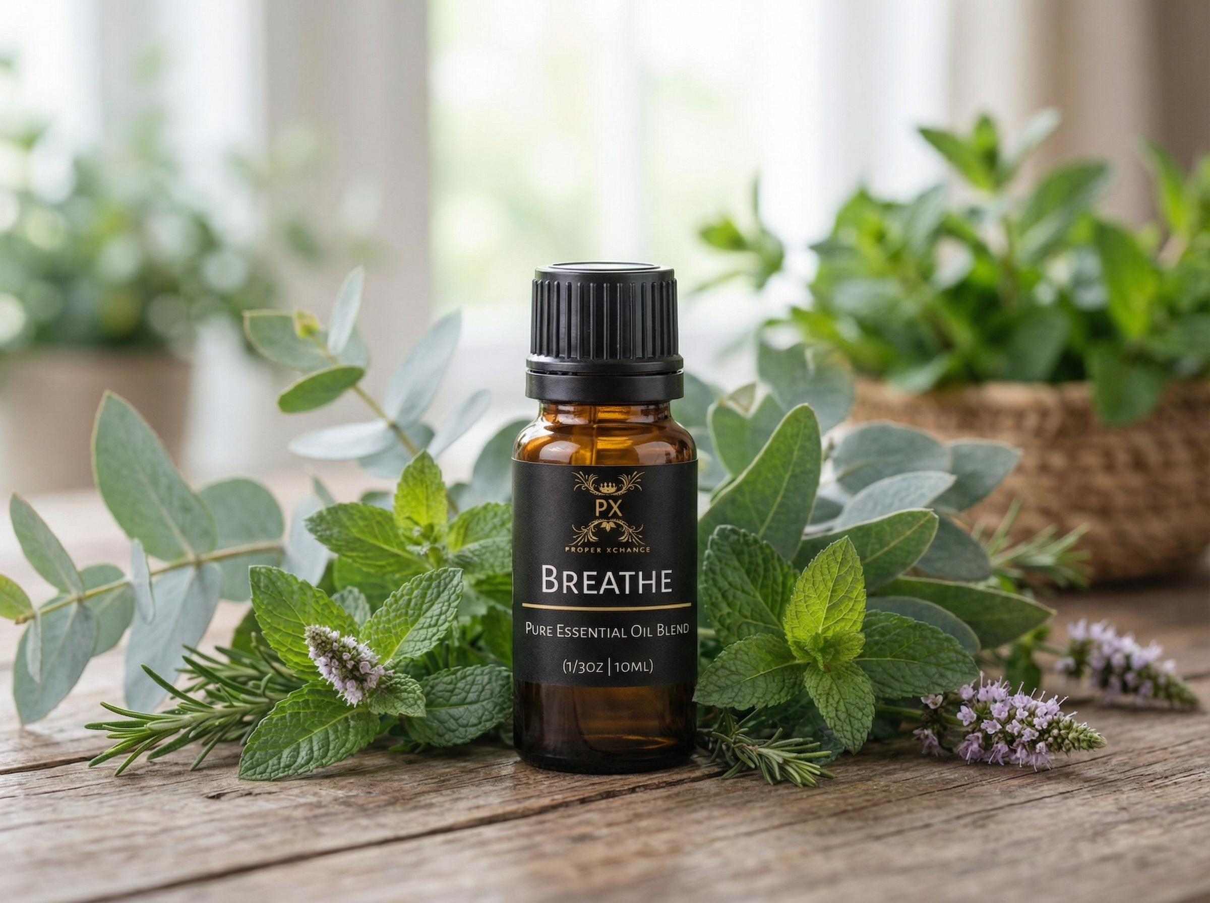 Breathe Essential Oil Blend – Respiratory Support & Clear Airways