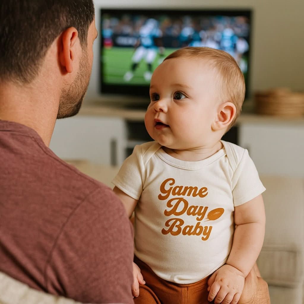 graphic bodysuit | Game Day Baby