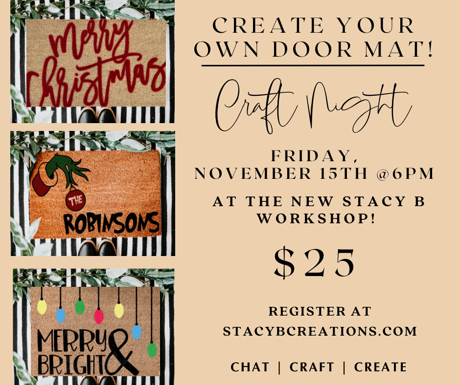 Door Mat DIY Workshop - November 15th