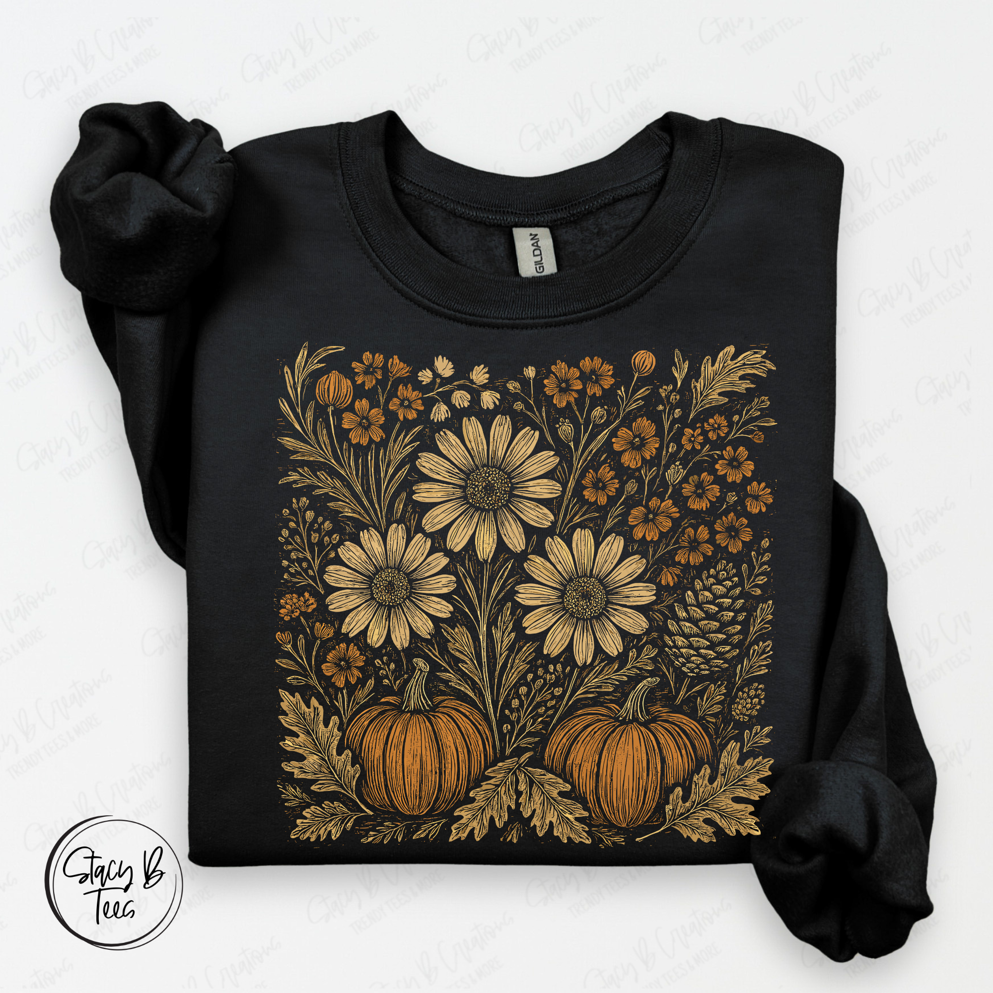 Floral with Pumpkins