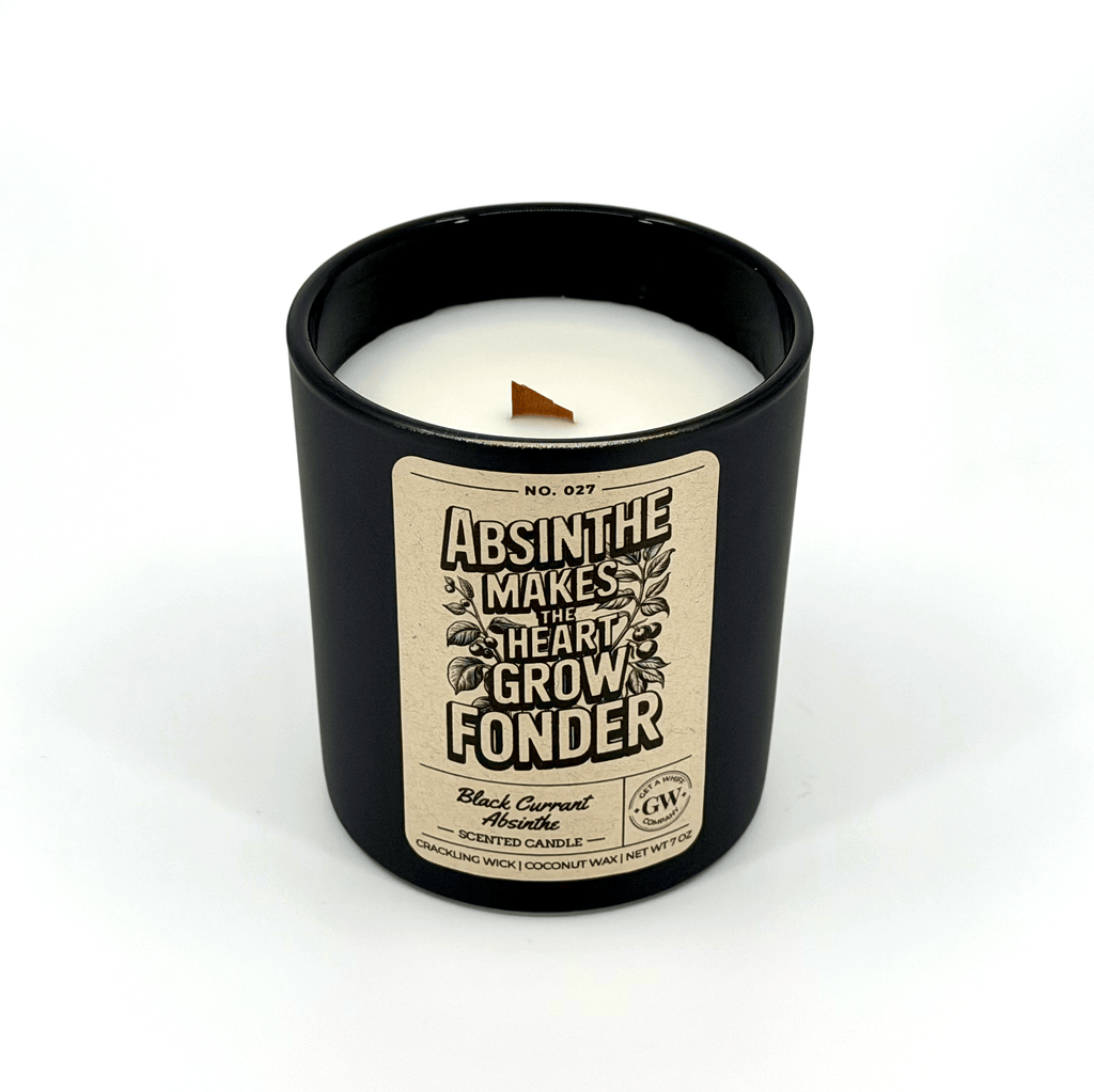 Absinthe Makes the Heart Grow Fonder — Black Currant & Absinthe Candle