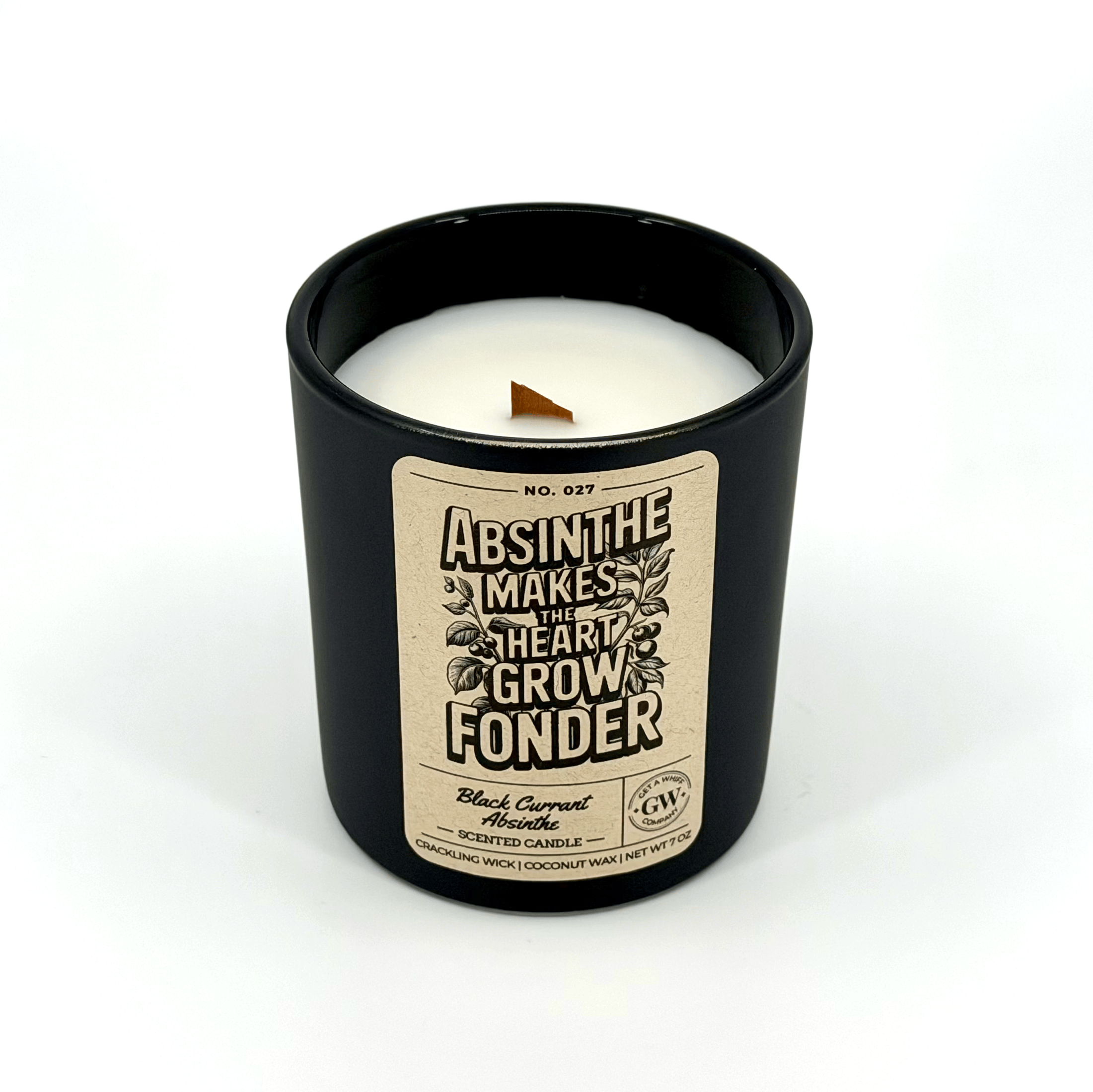 Absinthe Makes the Heart Grow Fonder — Black Currant & Absinthe Candle