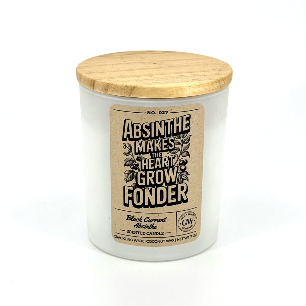 Absinthe Makes the Heart Grow Fonder — Black Currant & Absinthe Candle