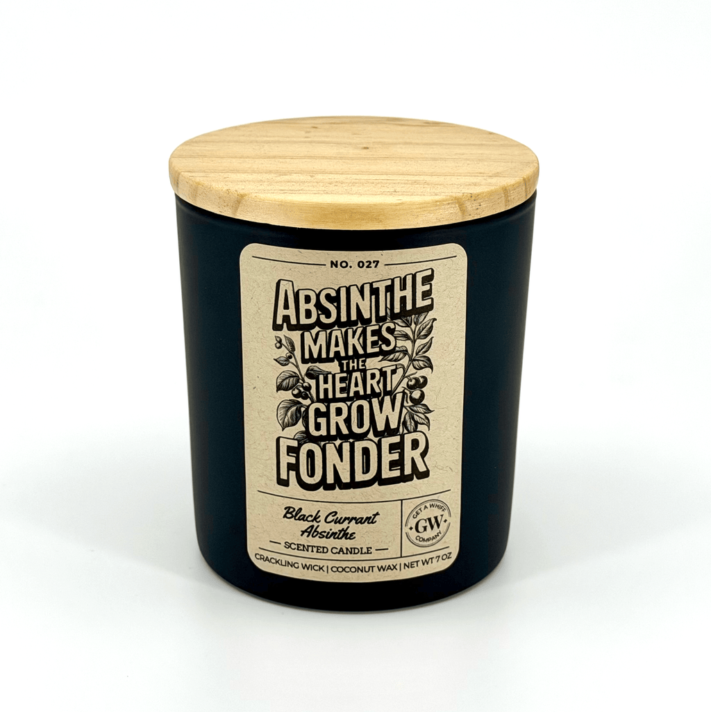 Absinthe Makes the Heart Grow Fonder — Black Currant & Absinthe Candle