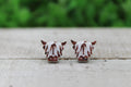 Highland Cow Stud Earrings