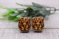 Shar Pei - Dog Breed || Wood Stud Earrings