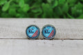 KC Current Circle Women's Soccer Stud Earrings