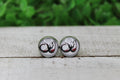 Colorado Mammoth Lacrosse Stud Earrings