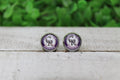 Colorado Rockies Baseball Stud Earrings
