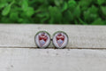 Colorado Rapids Soccer Stud Earrings