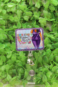 Coffee Scrubs Rubber Gloves Badge Reel