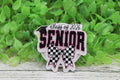 Senior Class of 2026 Checkered Bow Phone Grip / Stand