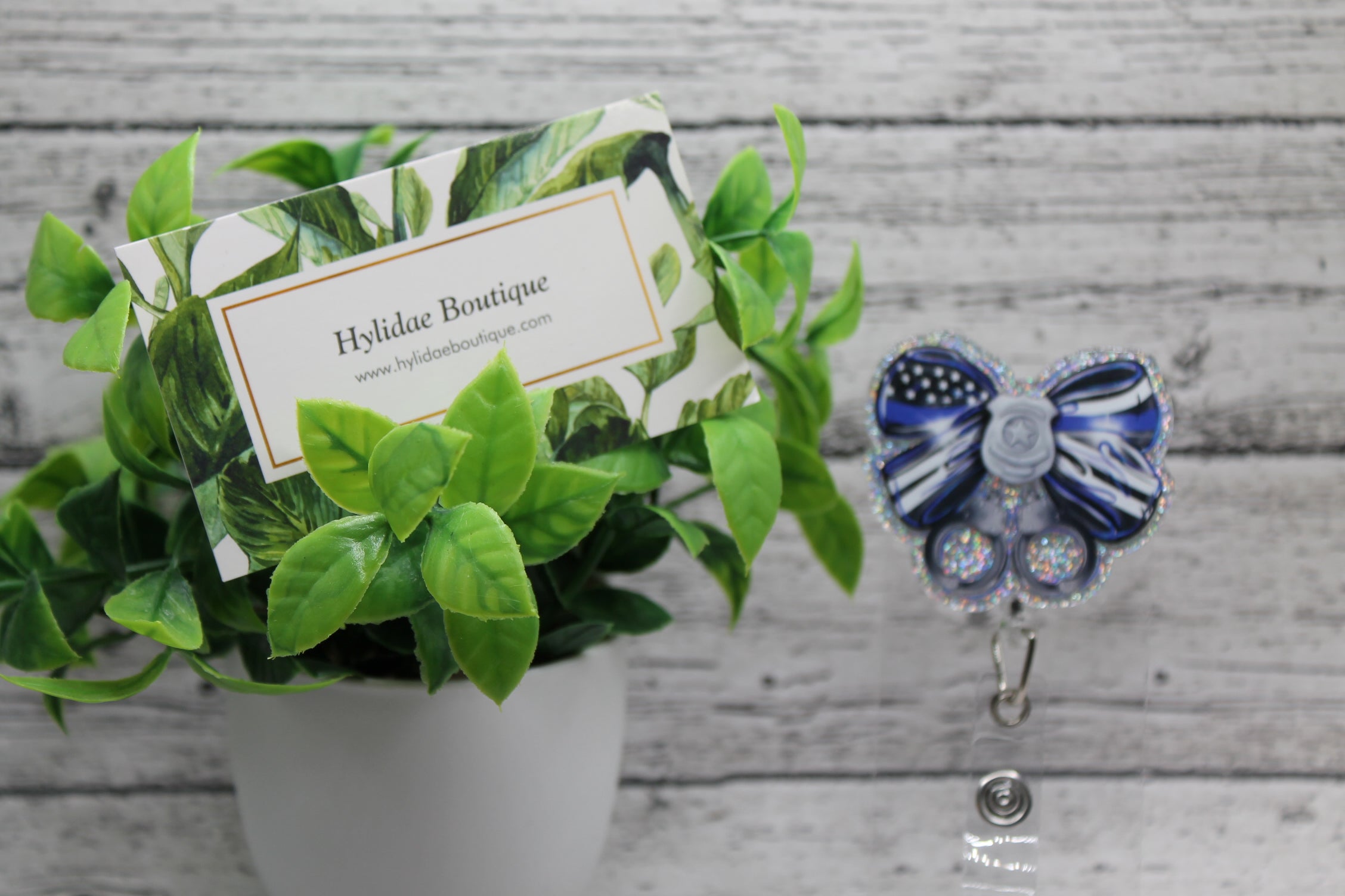 Law Enforcement Bow Badge Reel