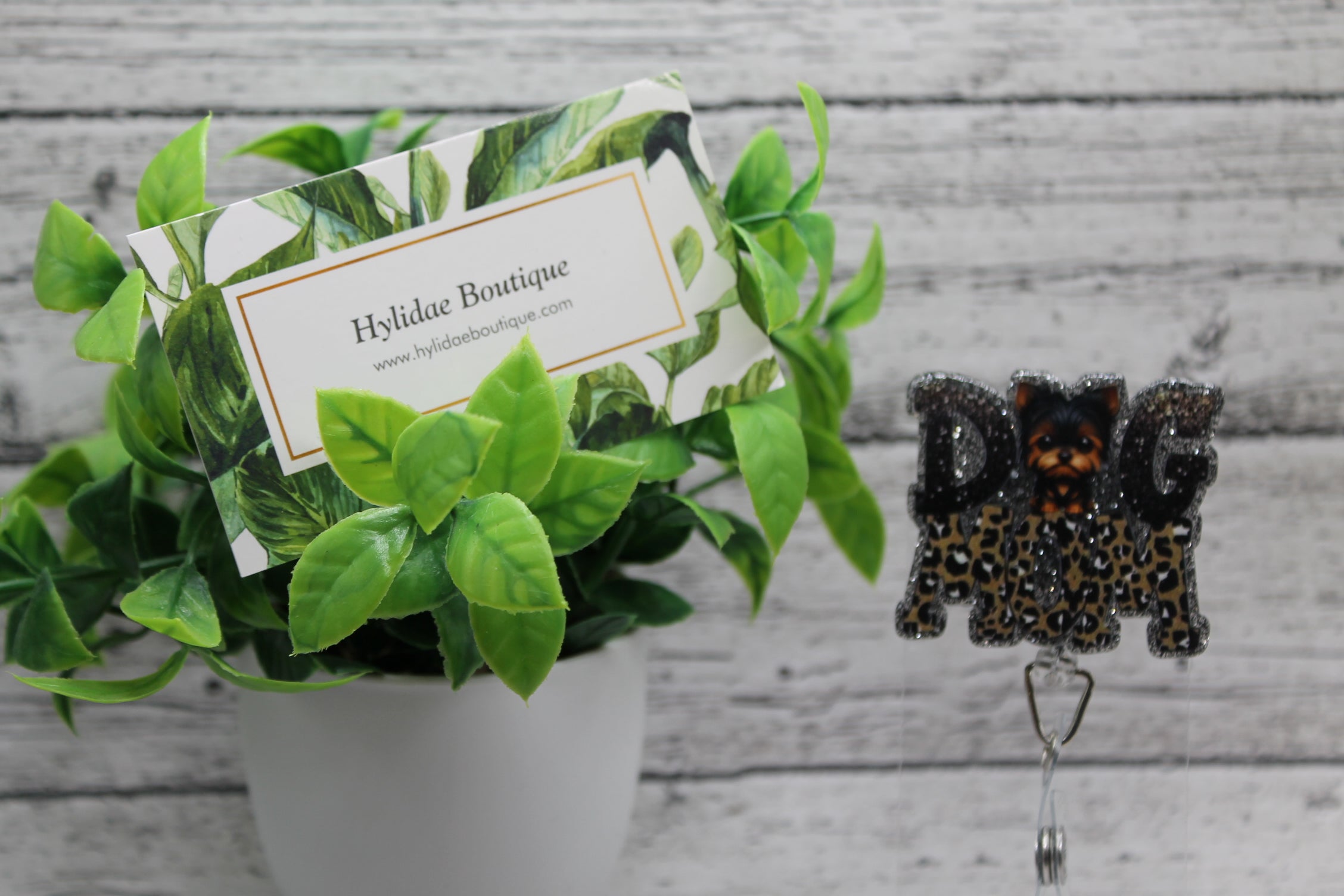 Dog Mom Badge Reel