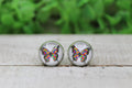 Autism Awareness Butterfly Stud Earrings