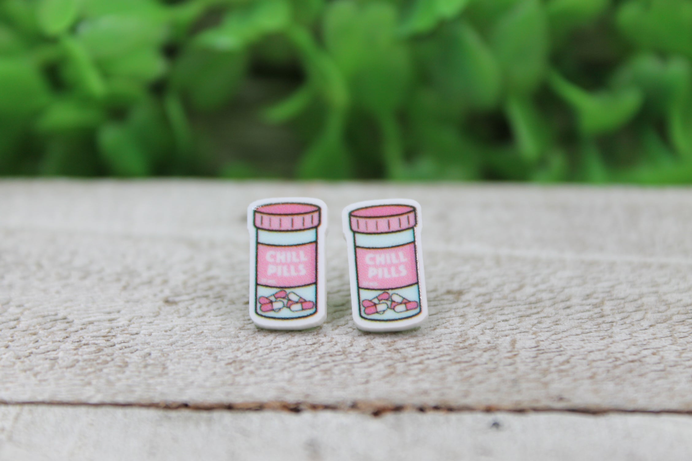 Chill Pills Stud Earrings