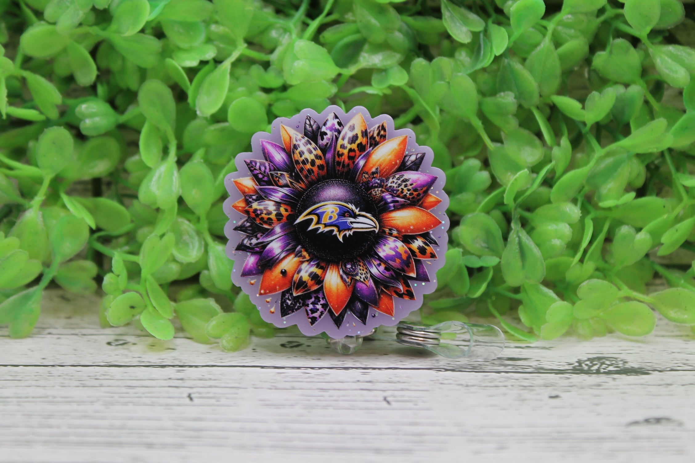 Baltimore Ravens Sunflower Badge Reel