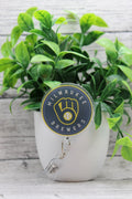 Milwaukee Brewers Baseball Circle Badge Reel