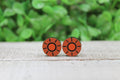 Clay Pigeon Stud Earrings