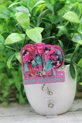 NP Nurse Practitioner on Pink Glitter Badge Reel