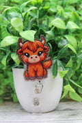 Brown Cow Badge Reel